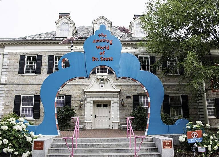 Outdoor view of the Amazing World of Dr. Seuss Museum