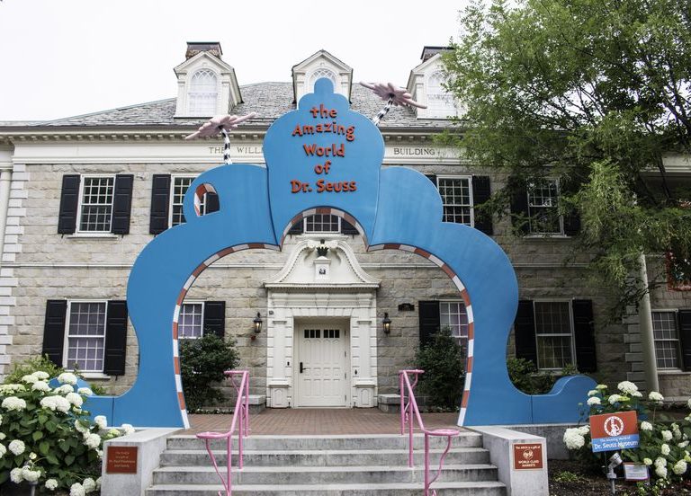 Outdoor view of the Amazing World of Dr. Seuss Museum